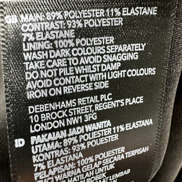 Jasper Conran Jumpsuit Short Sleeve Wrap V-Neck Straight Leg Black 16 NWT - Picture 4 of 5